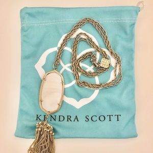Kendra Scott Rayne Gold Long Pendant Necklace